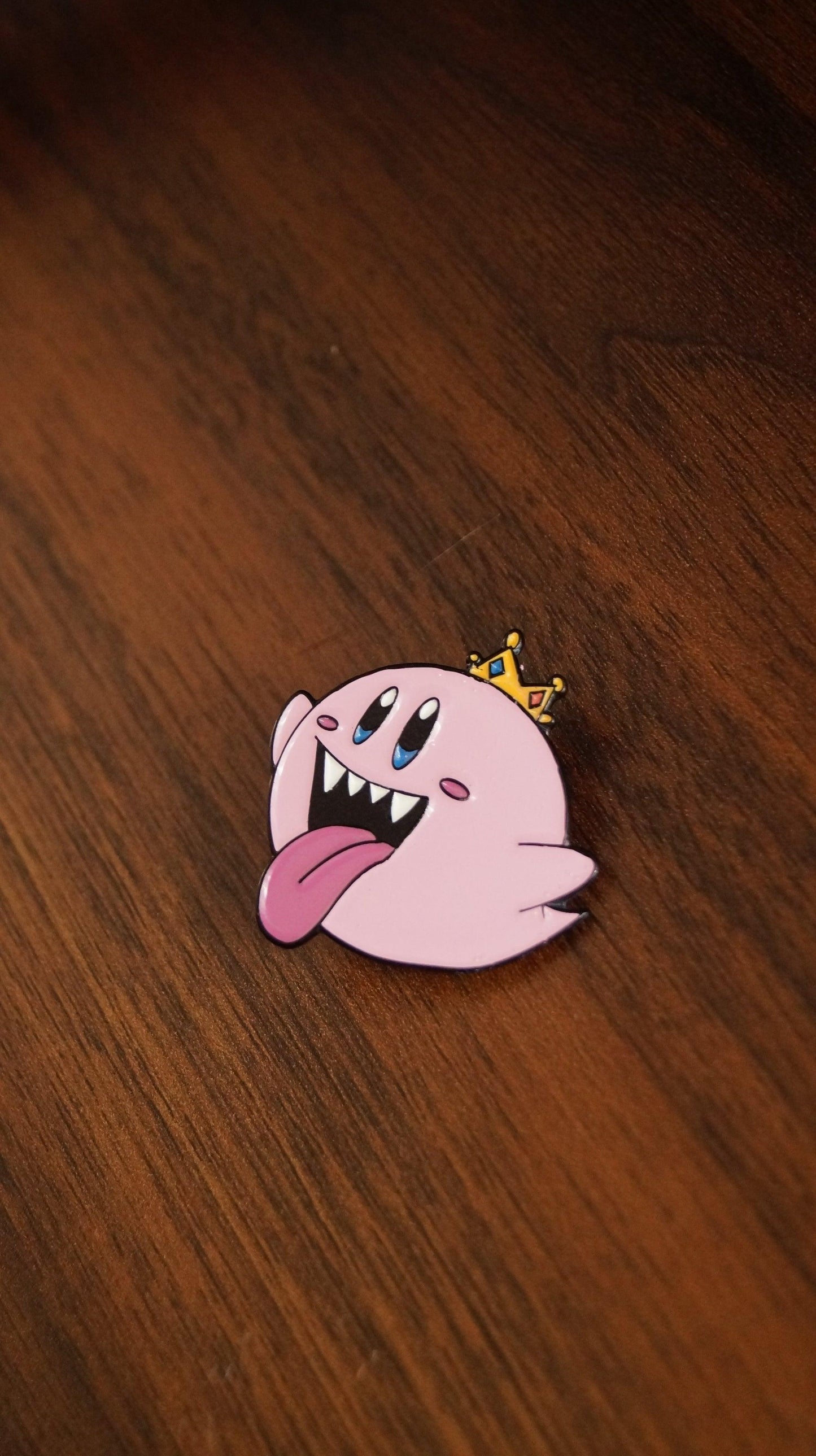 Kirby x King Boo Enamel Pin - Mr. Pins