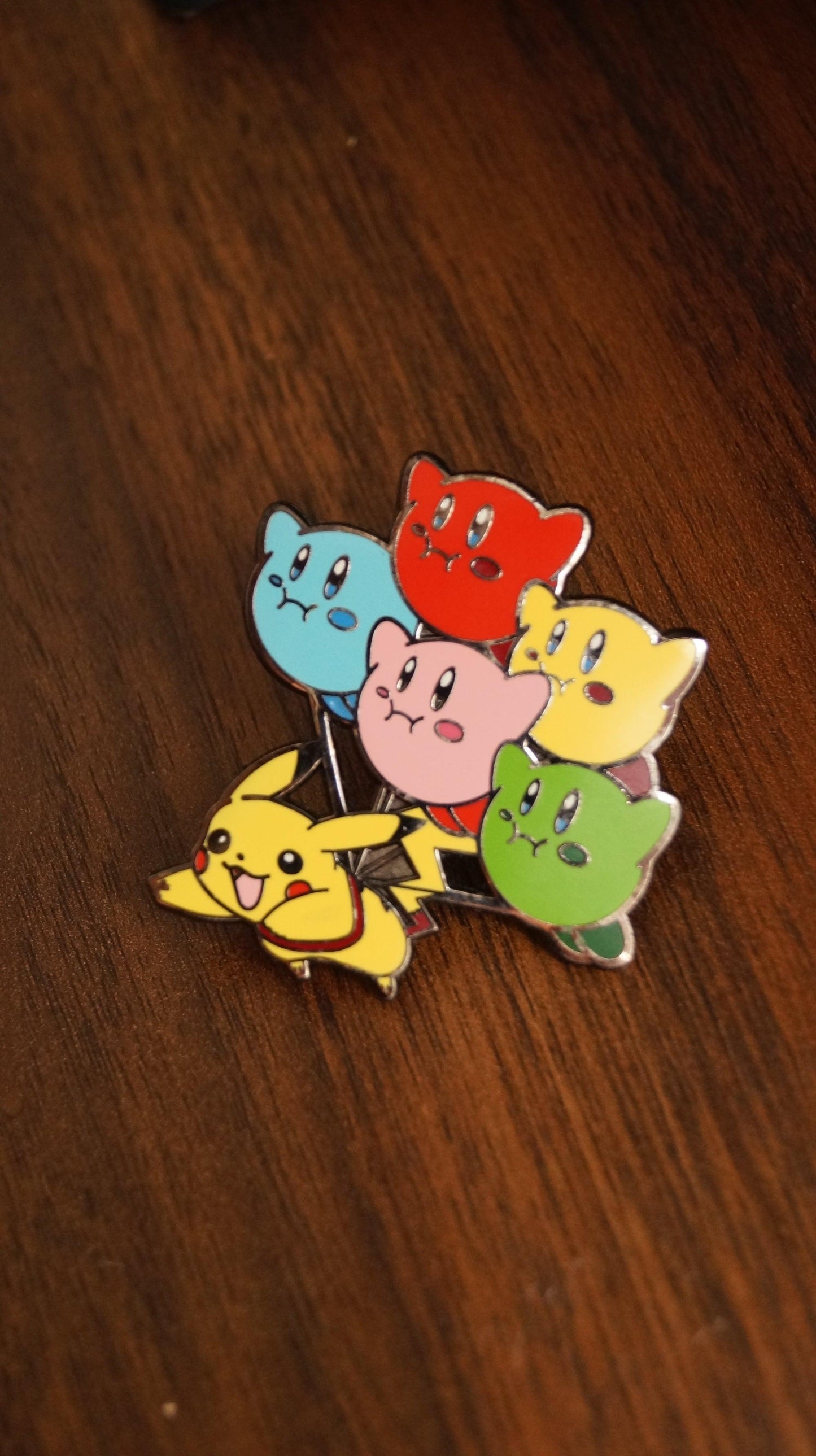 Kirby Balloon Enamel Pin - Mr. Pins