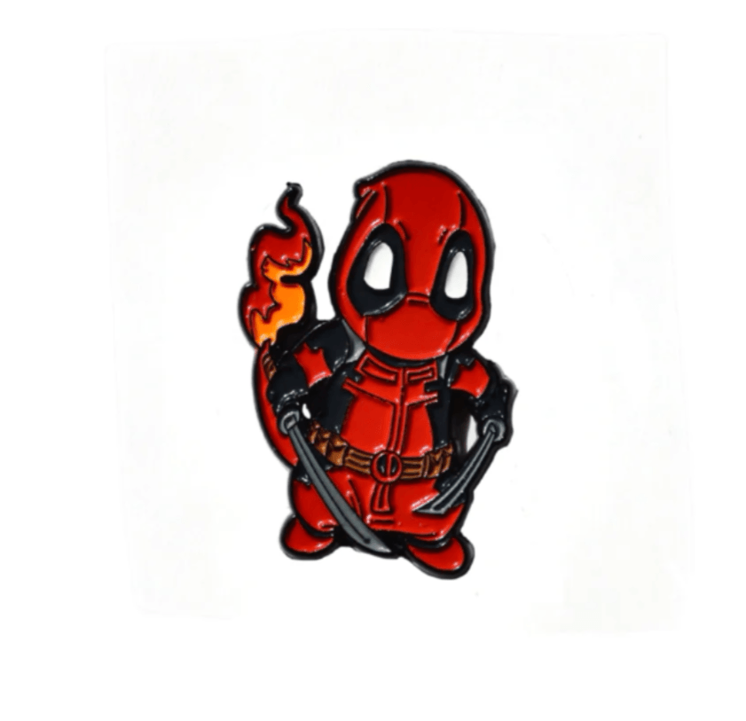 Charmander x Deadpool Enamel Pin - Mr. Pins