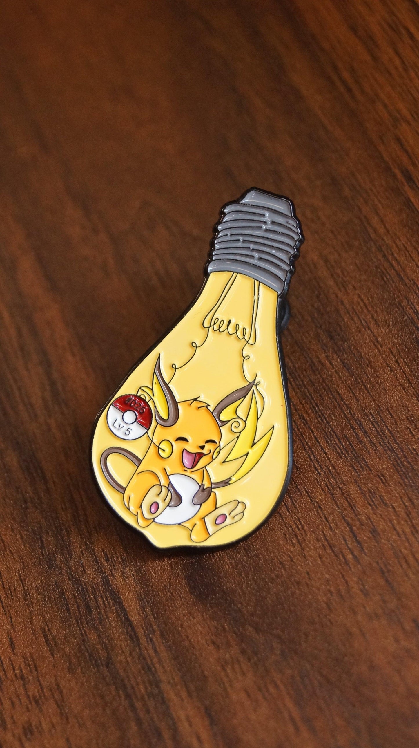 Raichu Bulb Enamel Pin - Mr. Pins