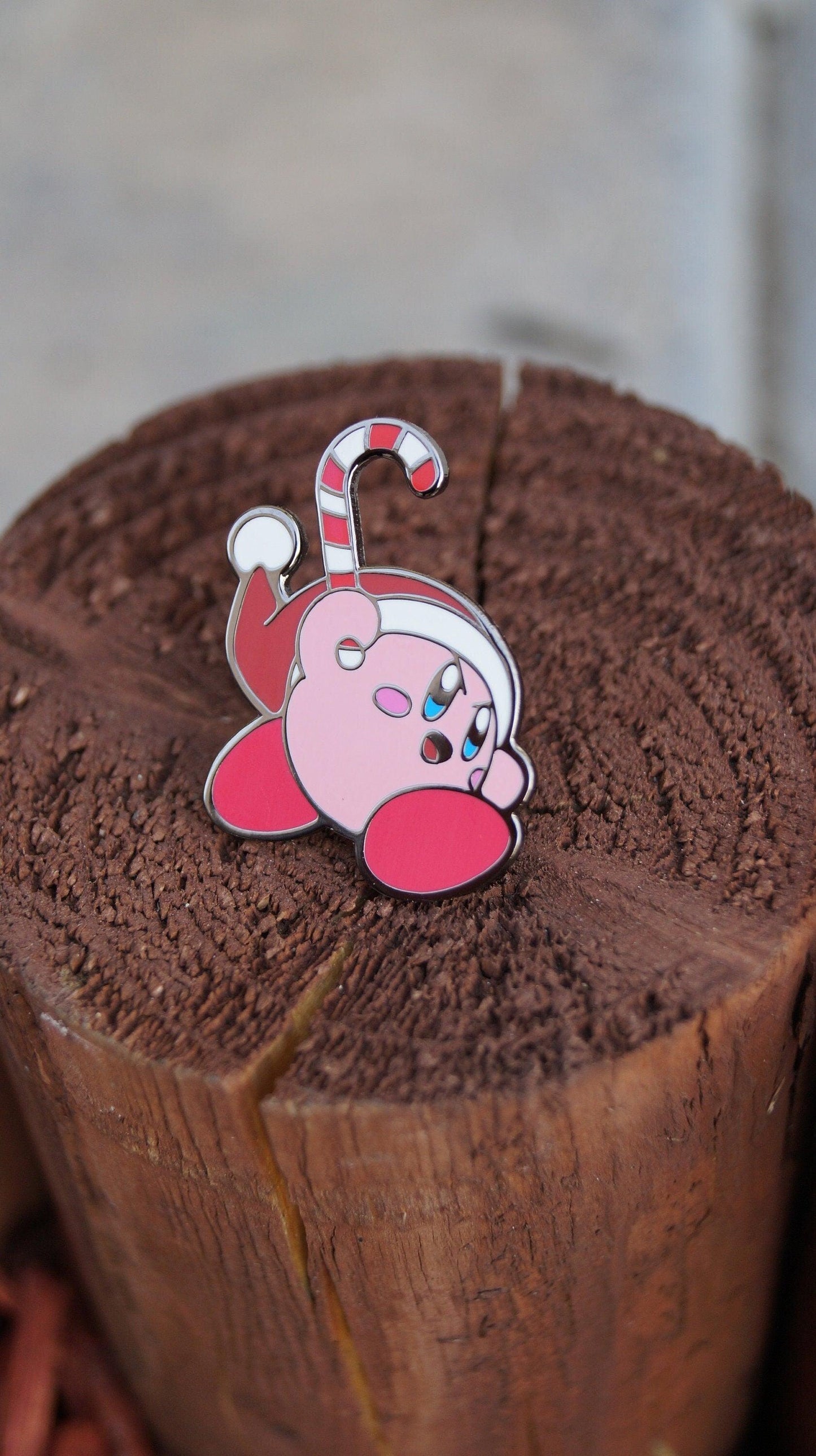 Christmas Kirby Enamel Pin - Mr. Pins
