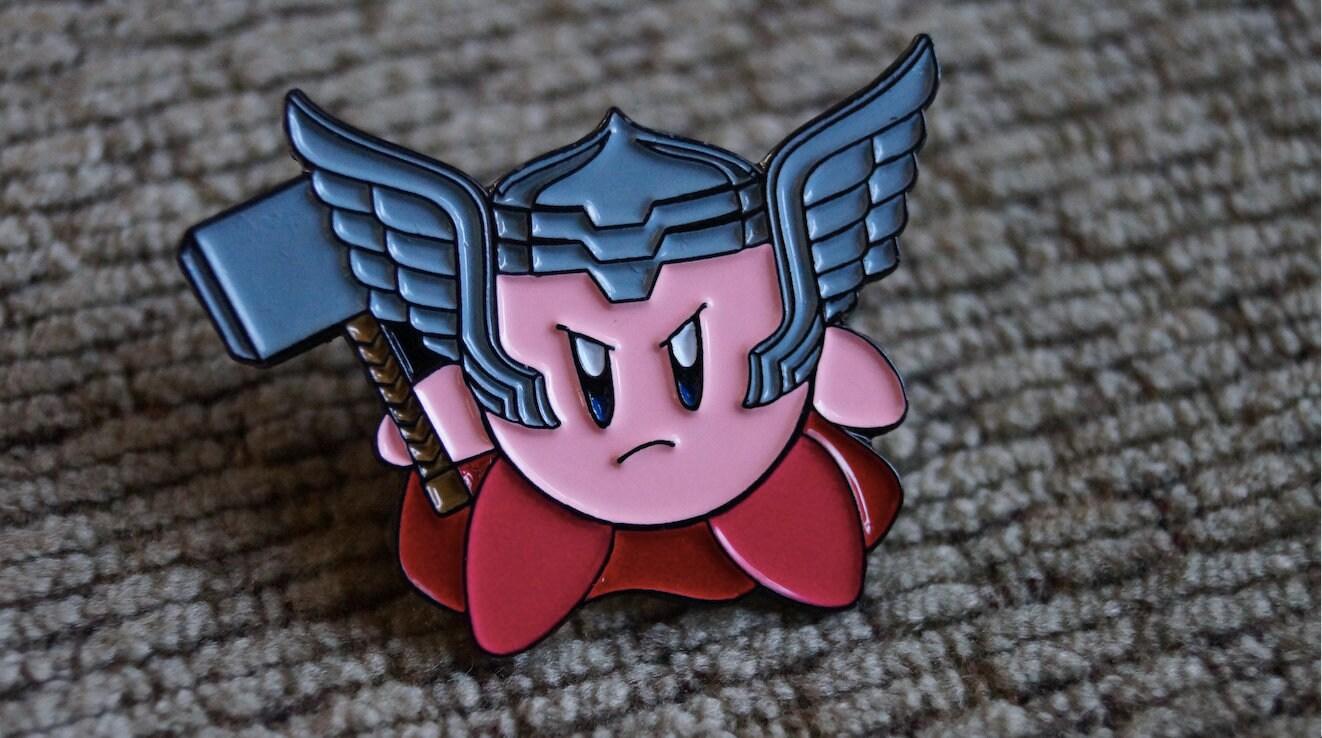 Kirby Thor Enamel Pin - Mr. Pins