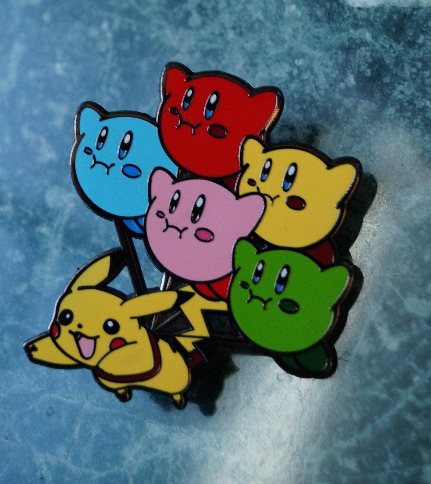 Kirby Balloon Enamel Pin - Mr. Pins