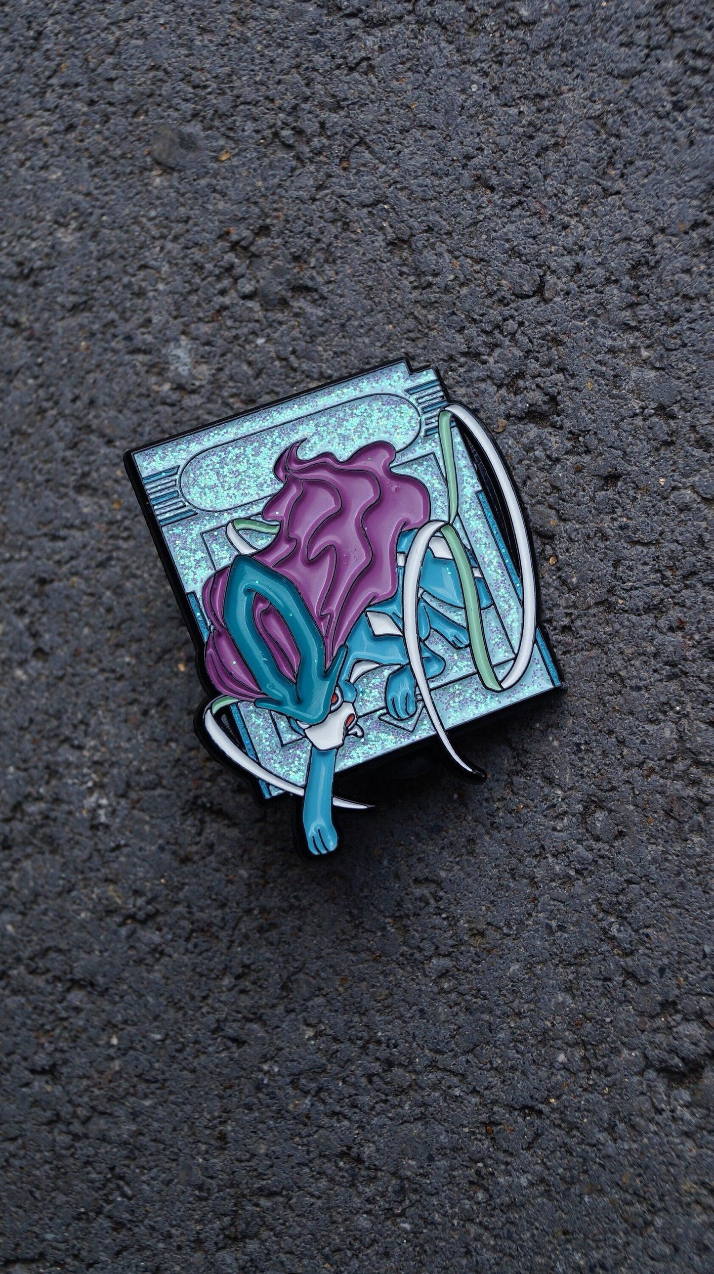 Crystal Version Enamel Pin - Mr. Pins