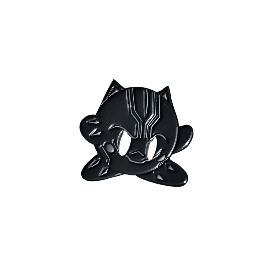 Kirby x Black Panther Enamel Pin - Mr. Pins