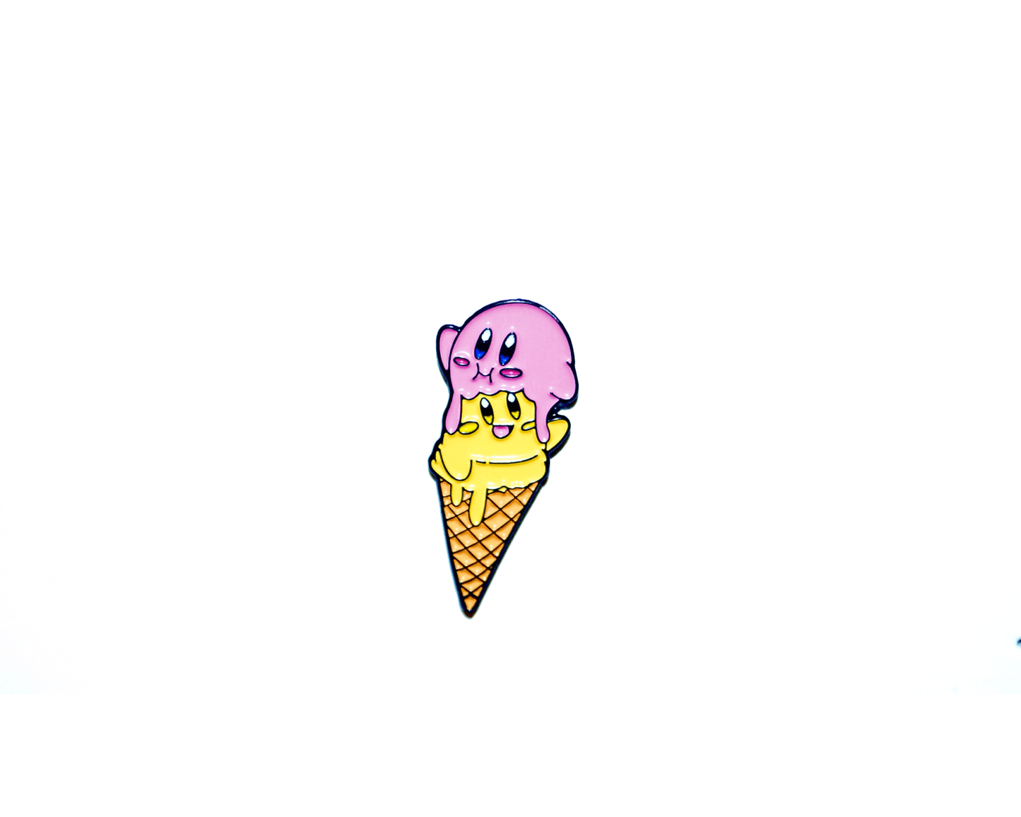 Ice Cream Kirby Enamel Pin - Mr. Pins