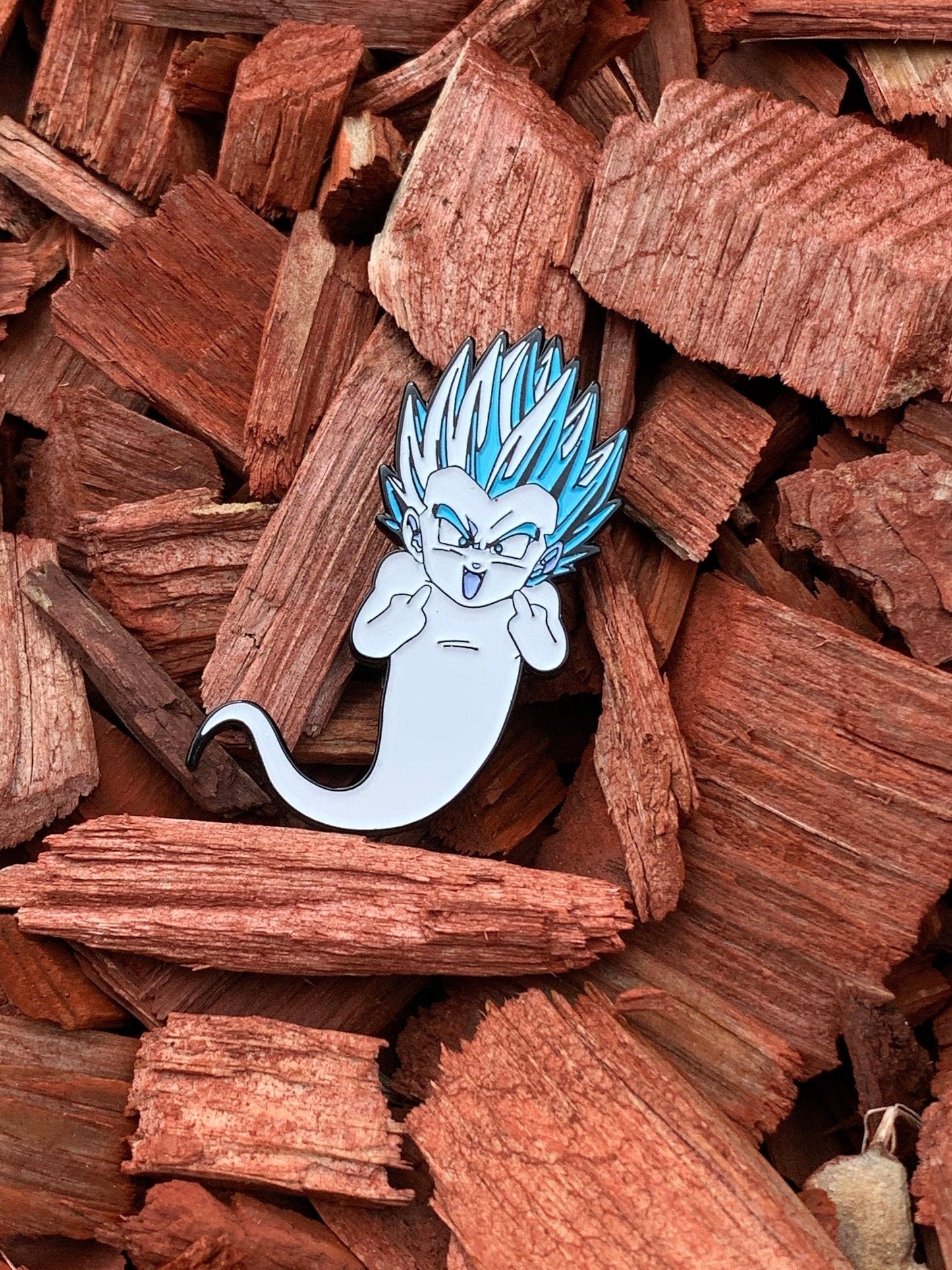 Super Ghost Enamel Pin - Mr. Pins